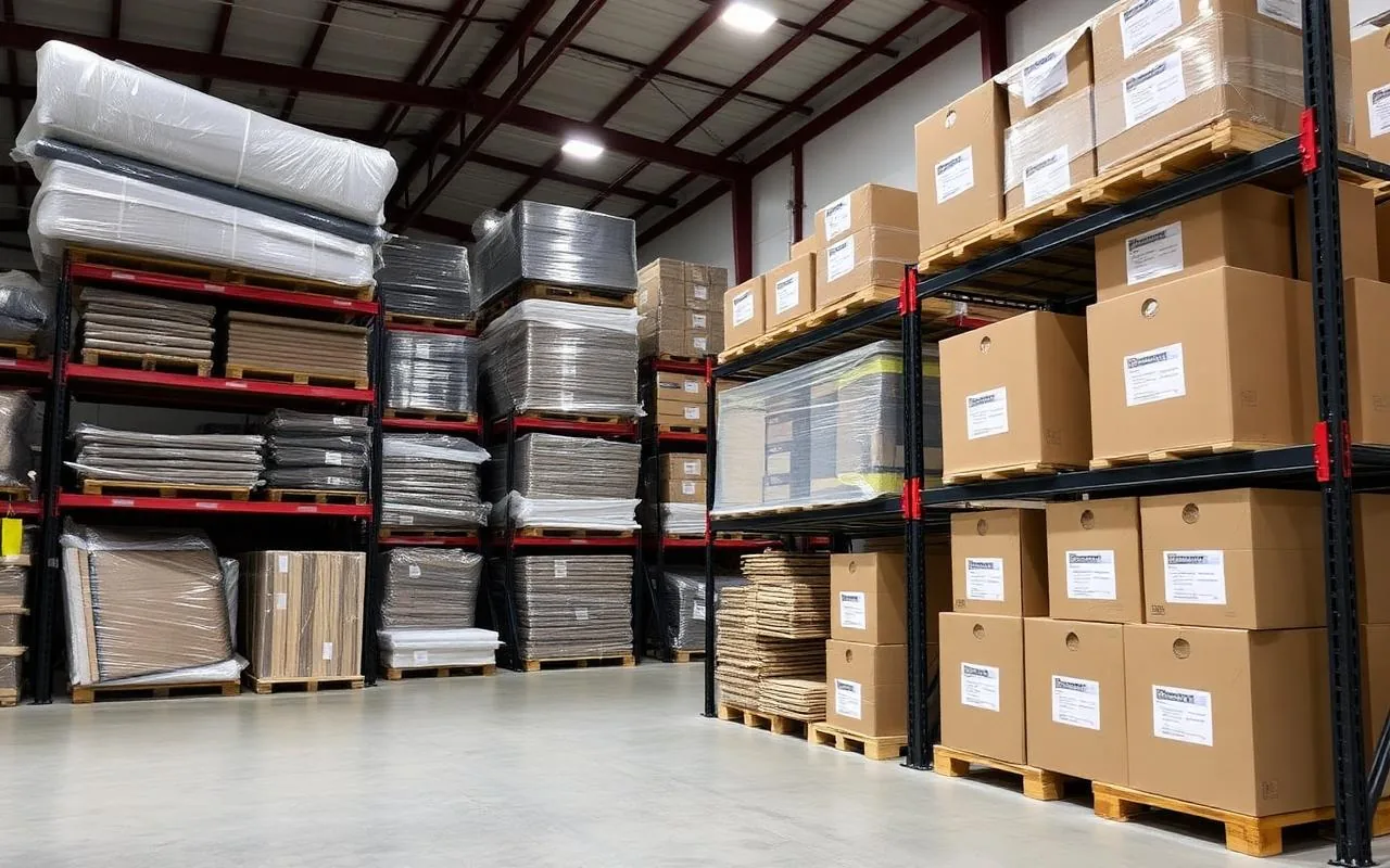 Bağcılar eşya depolama hizmeti modern depo iç görünümü