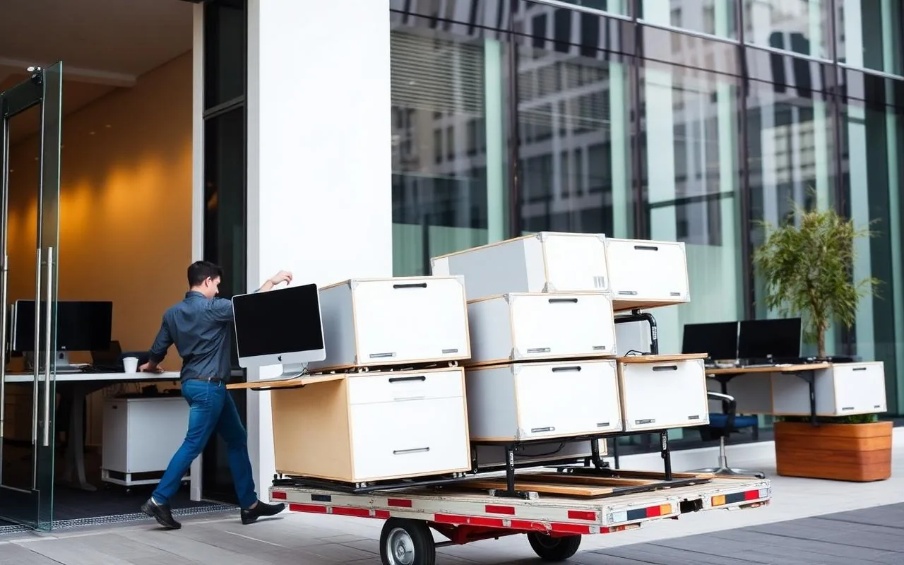 Ofis çalışanları için profesyonel büro taşıma hizmeti